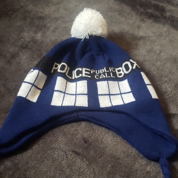 New! Doctor Who Blue Police Box T.A.R.D.I.S. Hat - Picture 5 of 8